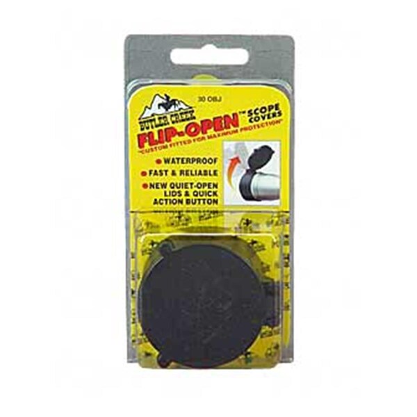 Butler Creek Flip-Open Scopecover 1.735 In. Objective Size 21 Black 30210 - main